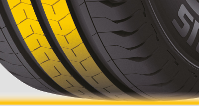 Balanced tread block design